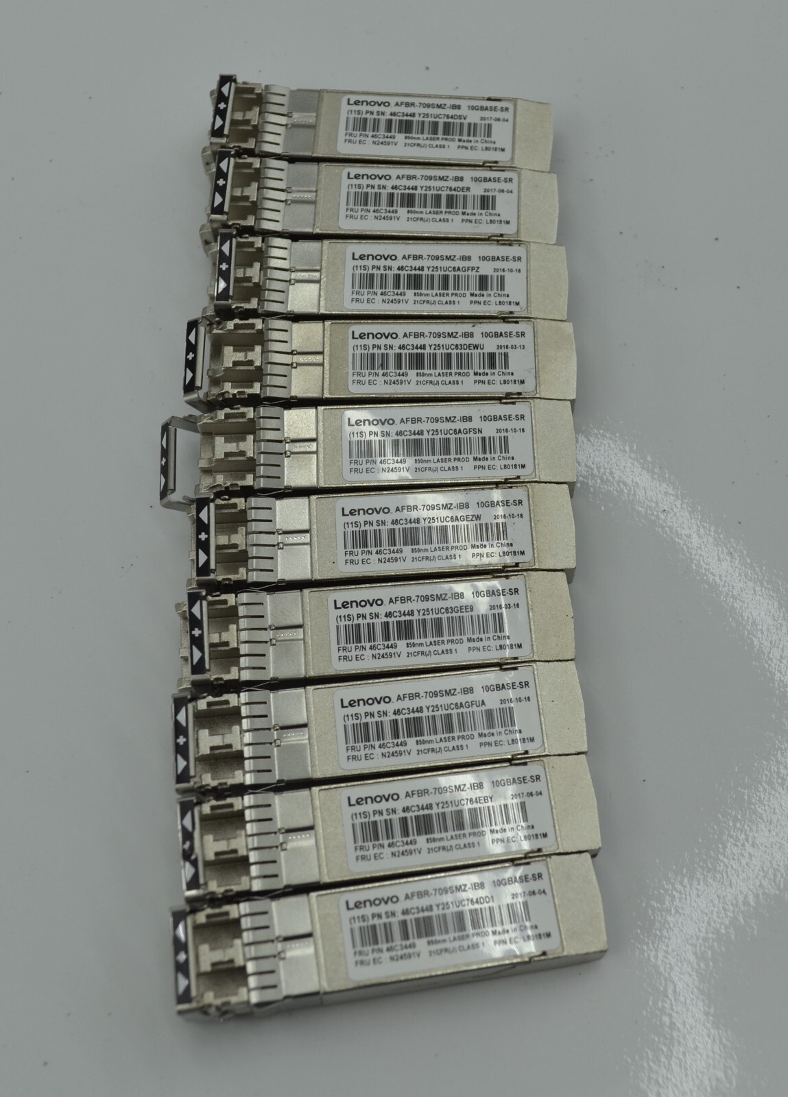 Lenovo 46C3449 Blade 10GB SFP+ TRANSCEIVER 10GBASE-SR AFBR-709SMZ-IB8 46C3448