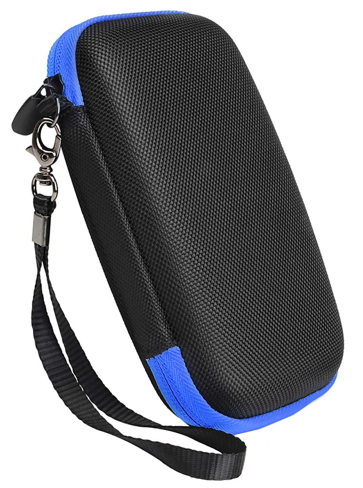 CaseSack Case for Transcend 4TB, 2TB, 1TB USB 3.1 Small, Black with blue zip