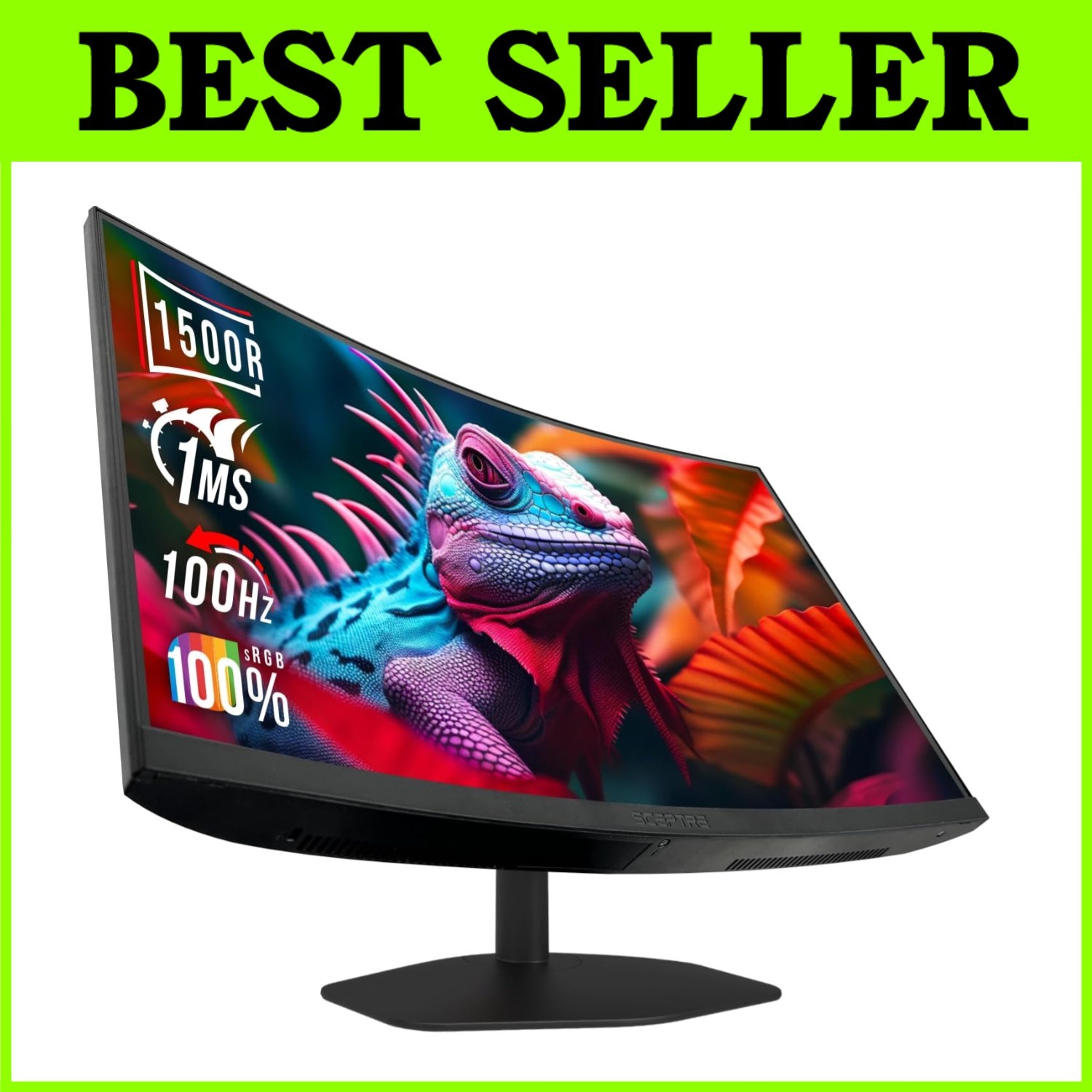 Immersive 27-inch Prime Gaming Monitor 100% sRGB