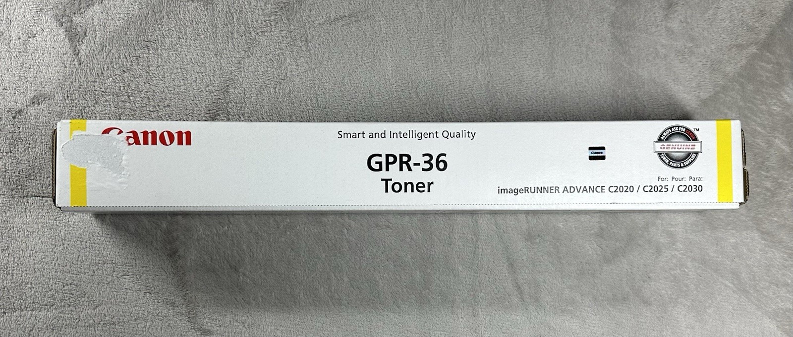 Canon GPR-36 Yellow Toner Cartridge 3785B003 New Sealed