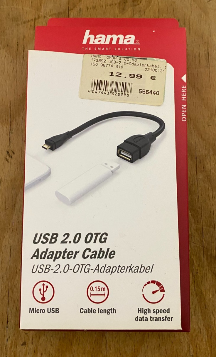 Hama USB 2.0 OTG adapter cable adapter cable original packaging