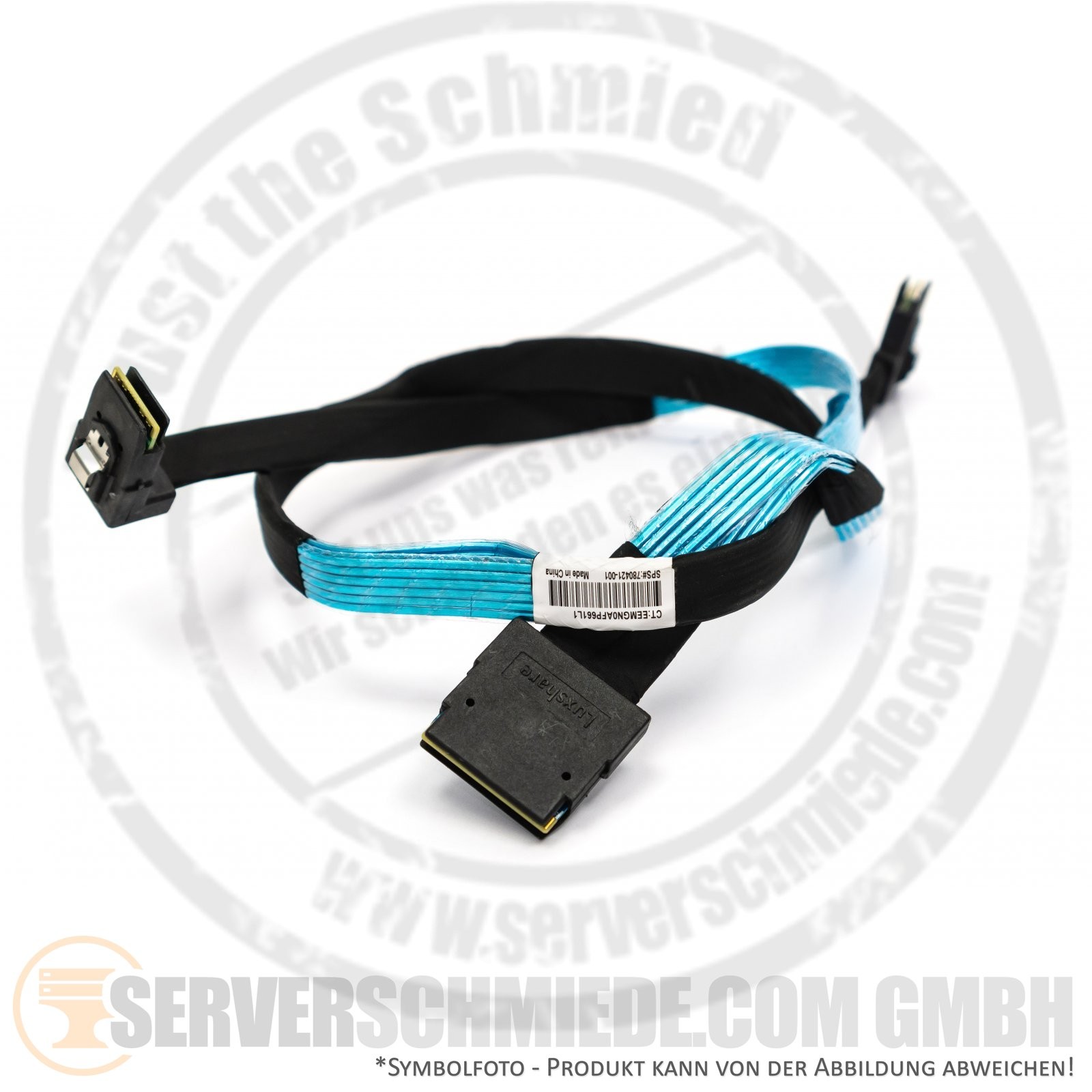 HP 75cm DL160 DL360 Gen9 1x Wide-SAS 68-Pin to 2x SAS SFF-8087 Angle - Y Split