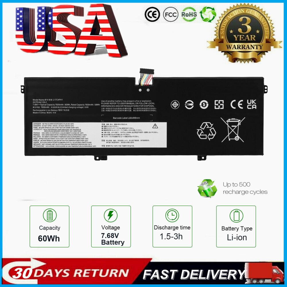Genuine L17C4PH1 Battery for Lenovo Yoga 7 Pro-13IKB C930 C930-13IKB L17M4PH1