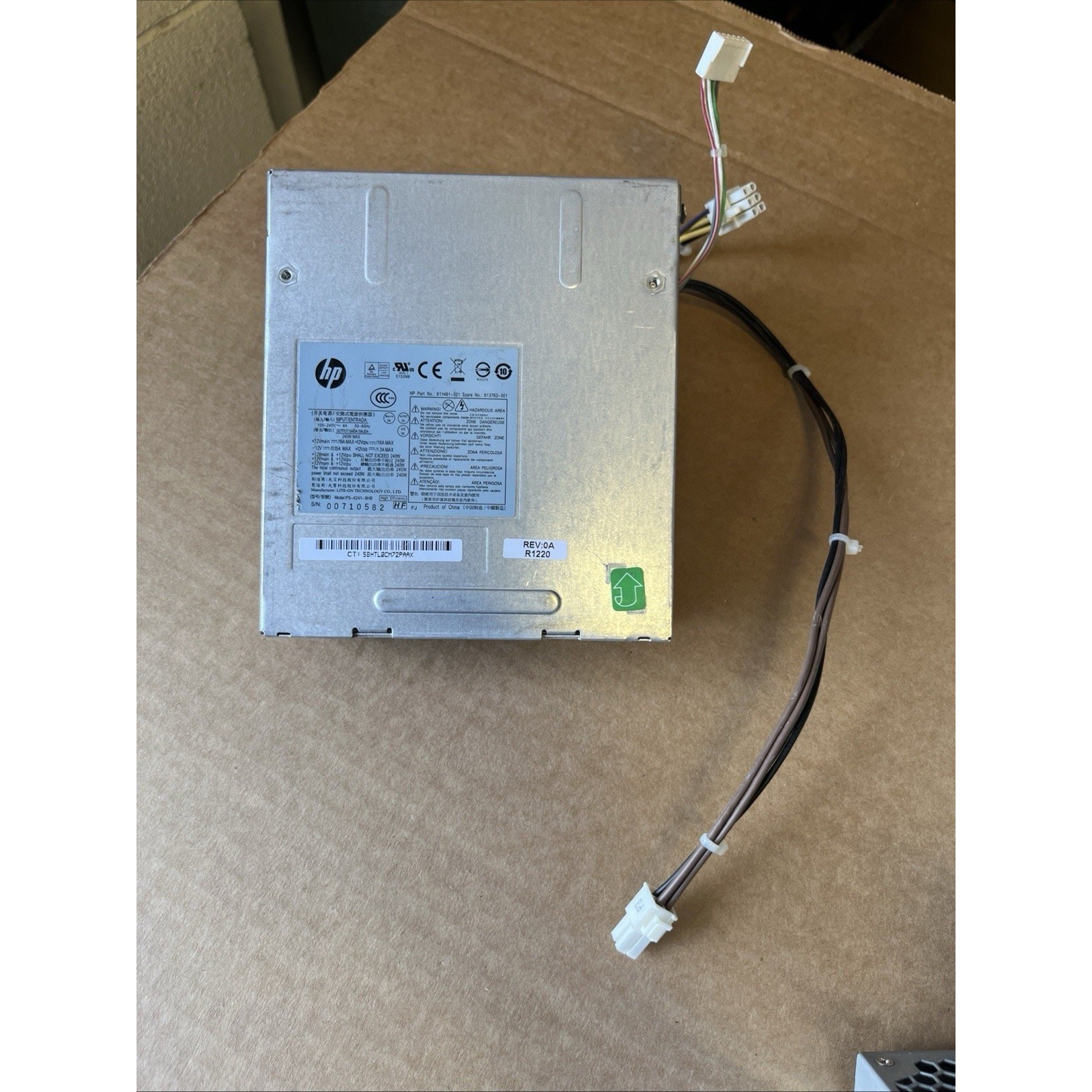 HP PS-4241-9HB 240W Power Supply 611481-001 613762-001