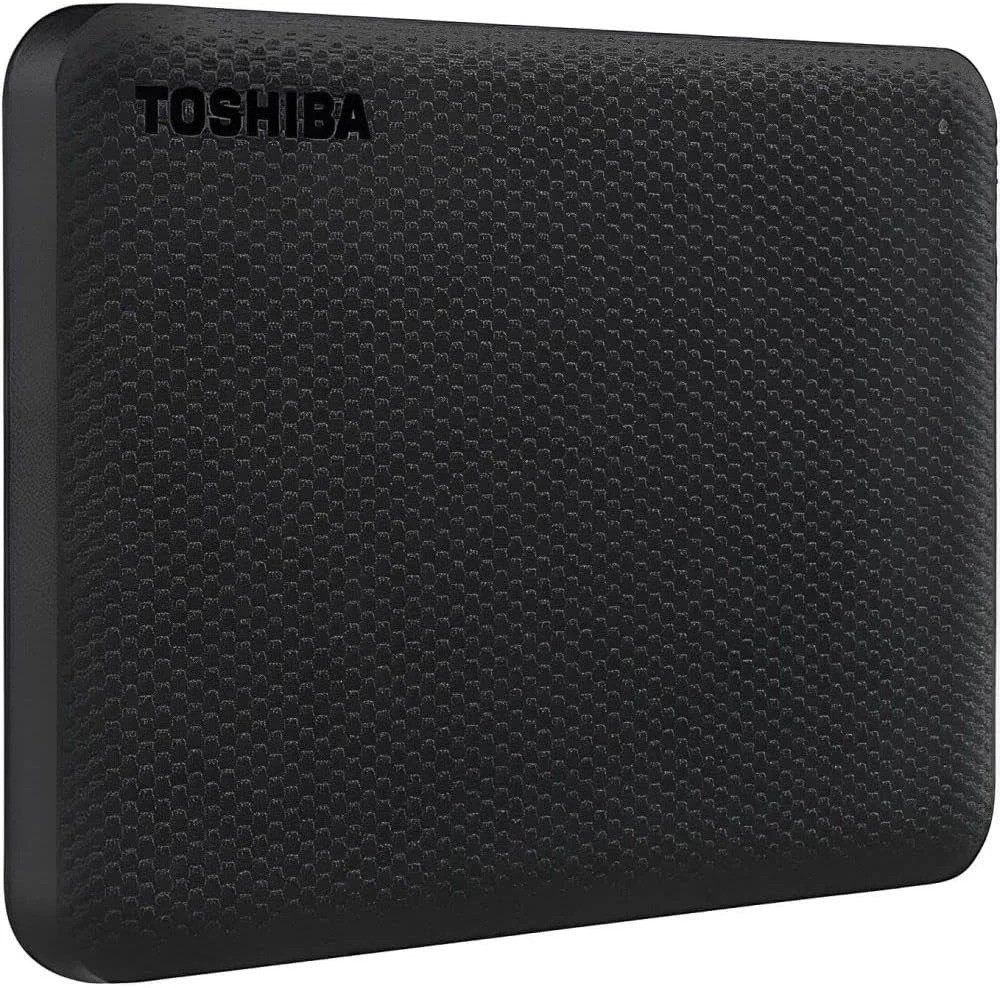 Sleek Black 1TB Canvio External Hard Drive - USB 3.0, Perfect for Multimedia Use