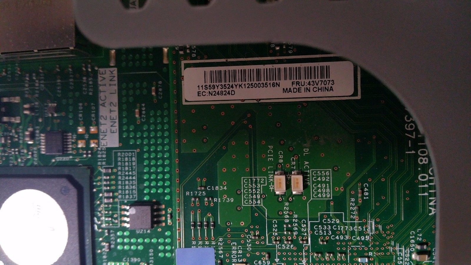 Avaya IBM 1GB Dual Port RJ-45 Ethernet Card for x3550 M2 43V7073 69Y4509   #013
