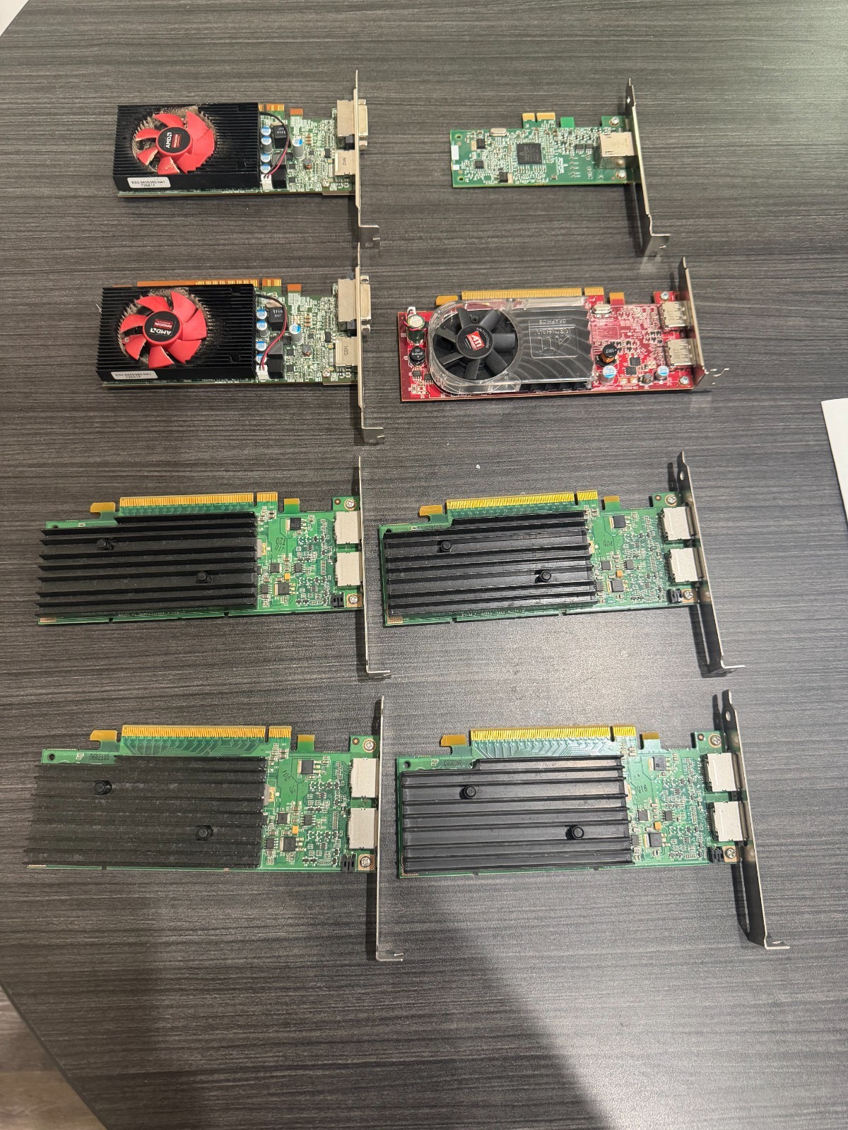 *LOT OF 7*  Mixed Brand and Model Graphics Cards | See Description
