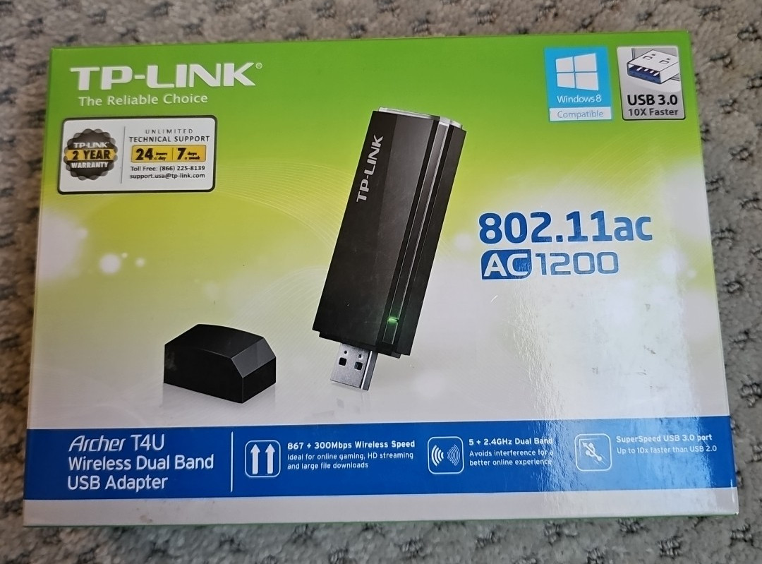 TP-Link Archer T4U AC1200 Wireless Dual Band USB adapter Super Speed USB 3.0