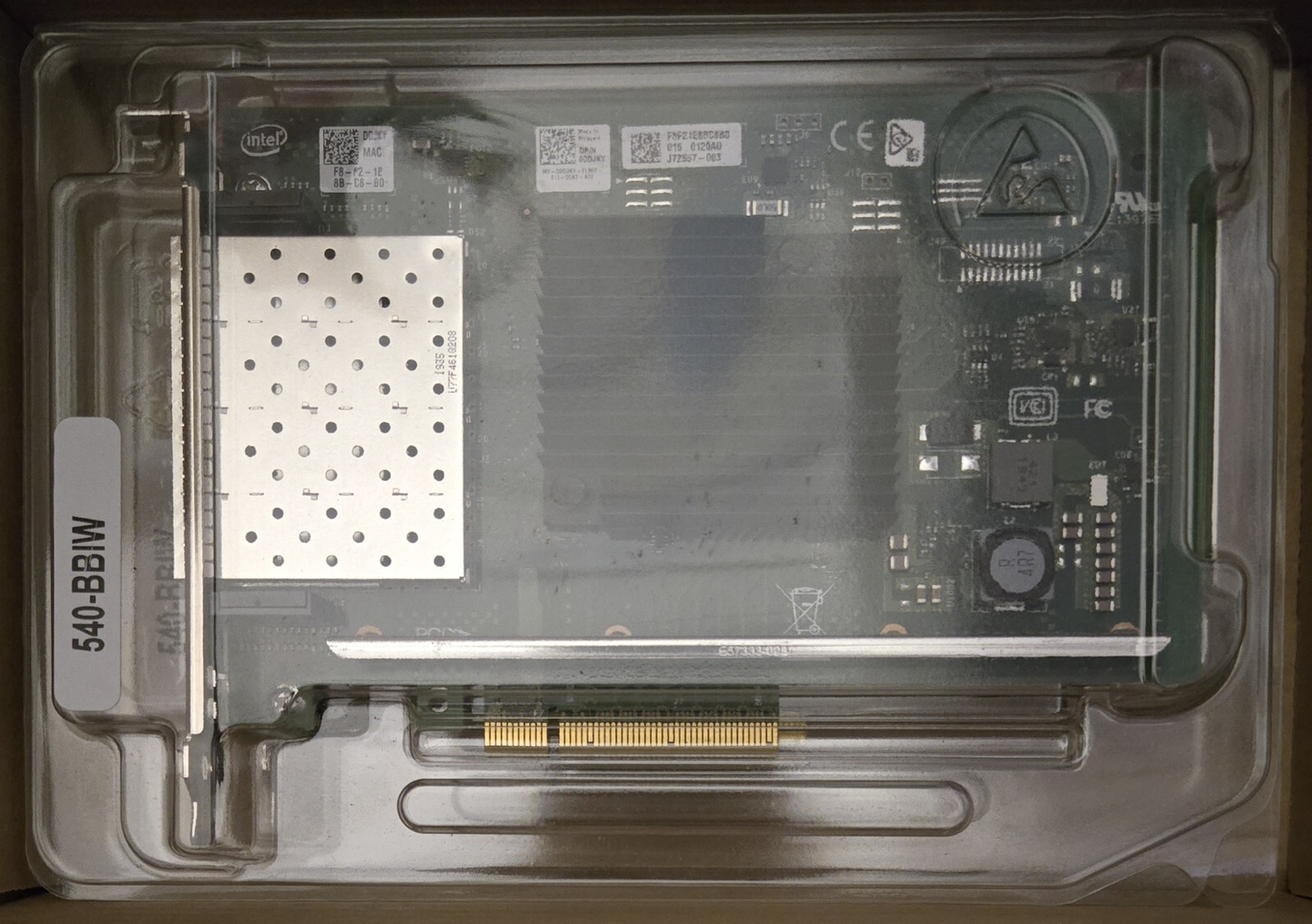 Dell Intel Quad Port 10GbE X710-DA4 FH Converged Network Adapter DDJKY 540-BBIW
