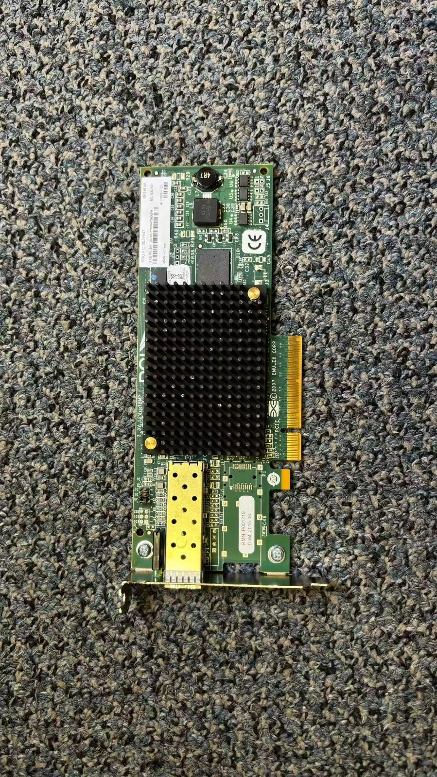 IBM Lenovo Emulex LPe12000 8Gb FC Single Port PCIe x8 HBA 00JY847 00JY807