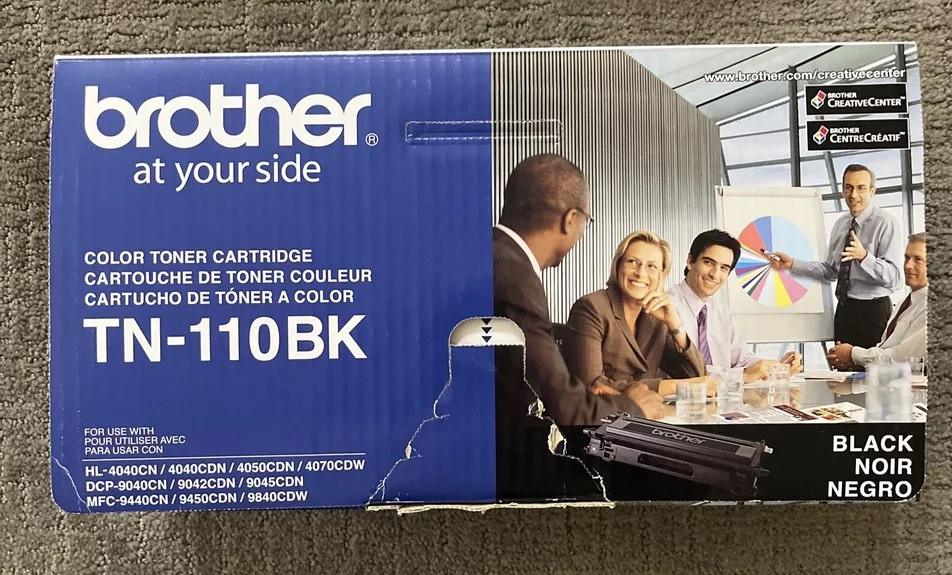 Brother TN-110BK High Yield Black Toner Cartridge Genuine New
