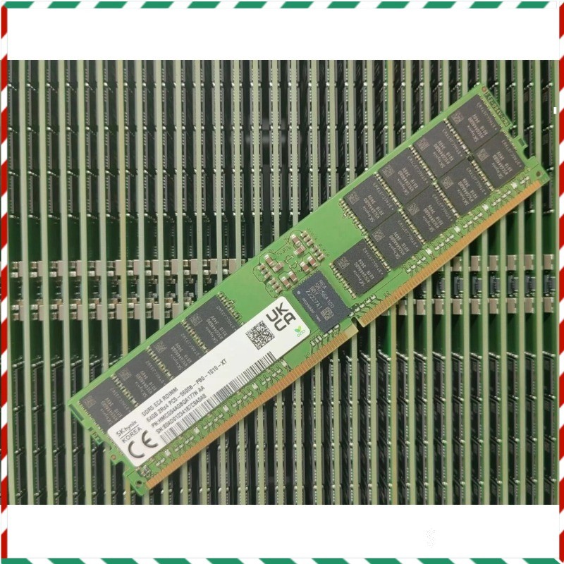 SK Hynix 64GB DDR5 5600MHz Server RDIMM RAM 2Rx4 PC5-5600B HMCG94AGBQA177N 179N