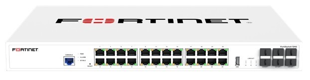 Fortinet FortiSwitch FS-124G-FPOE 24 port 2.5G Multi-Gig PoE Switch 6x 10G SFP+