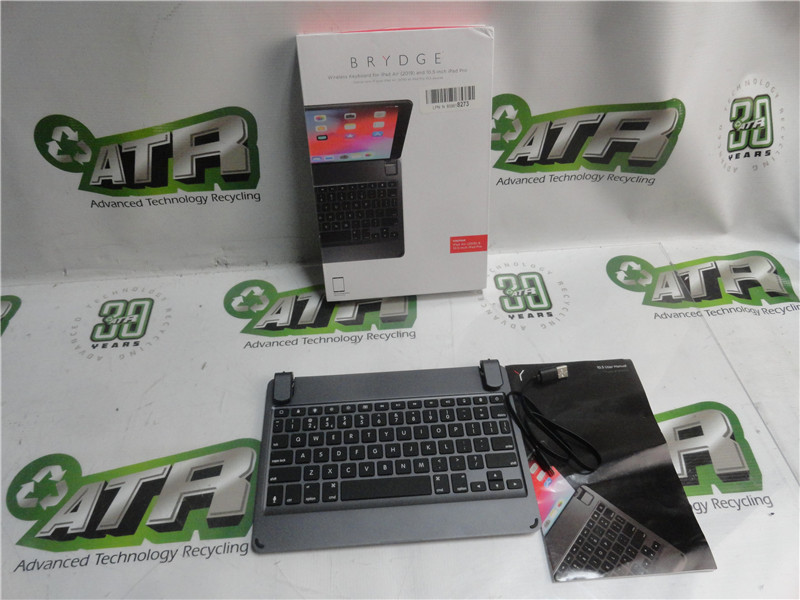 Brydge BRY8002-B Wireless Keyboard iPad Air 3rd Gen 10.5 Pro Space Gray Open Box