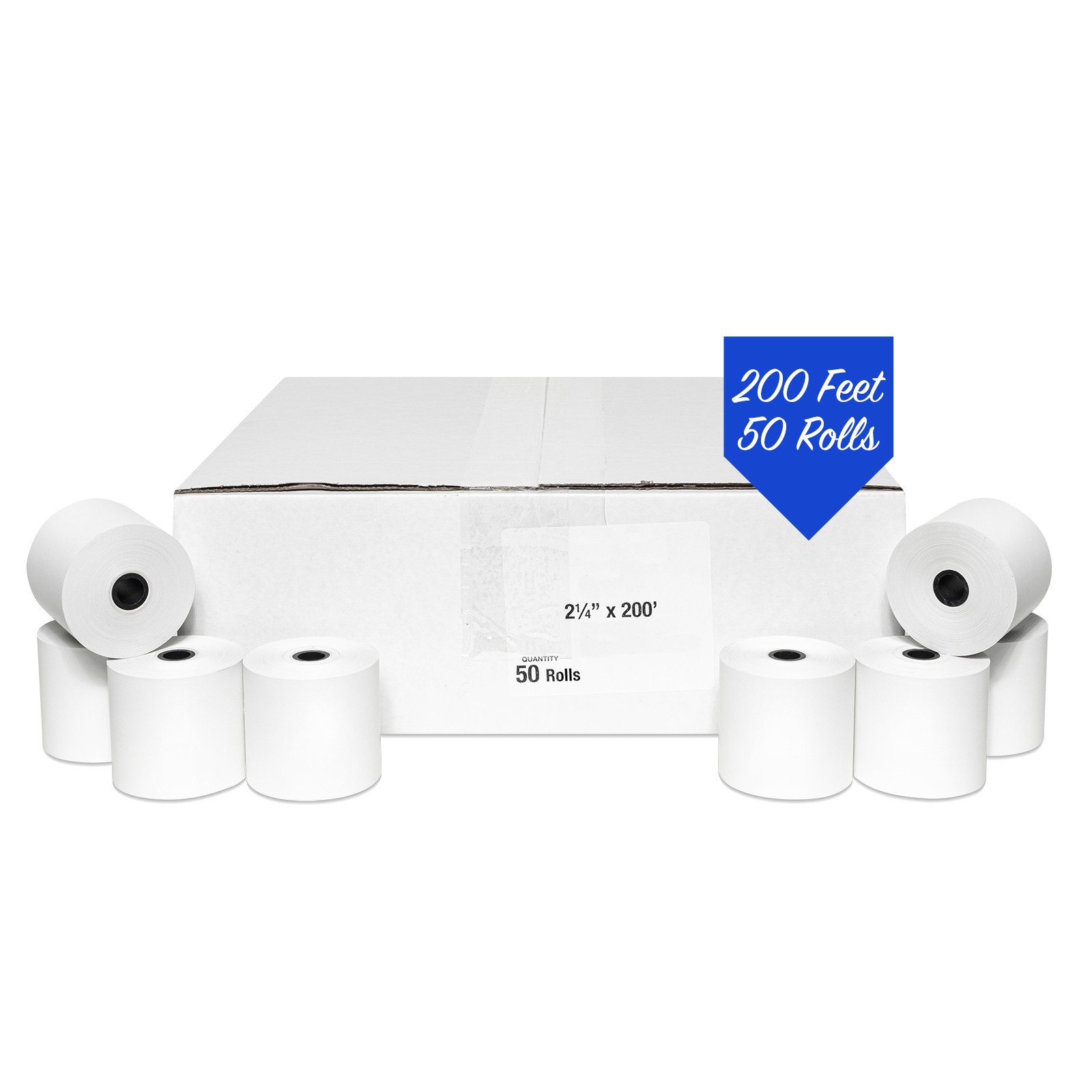 Sharp XE-A207, XE-A407 and XE-A507, 2 1/4" (58mm) X 200 feet Thermal Rolls (50)