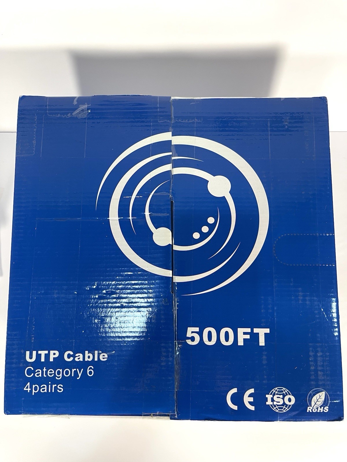 VIVO Gray 500ft Bulk Cat6 Ethernet Cable / Wire UTP Pull Box With Accessories.