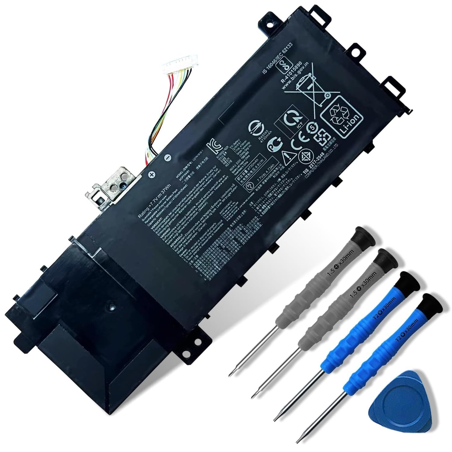 High-Capacity 7.7V 37Wh Laptop Battery for ASUS VivoBook 15 F512 X512 Series