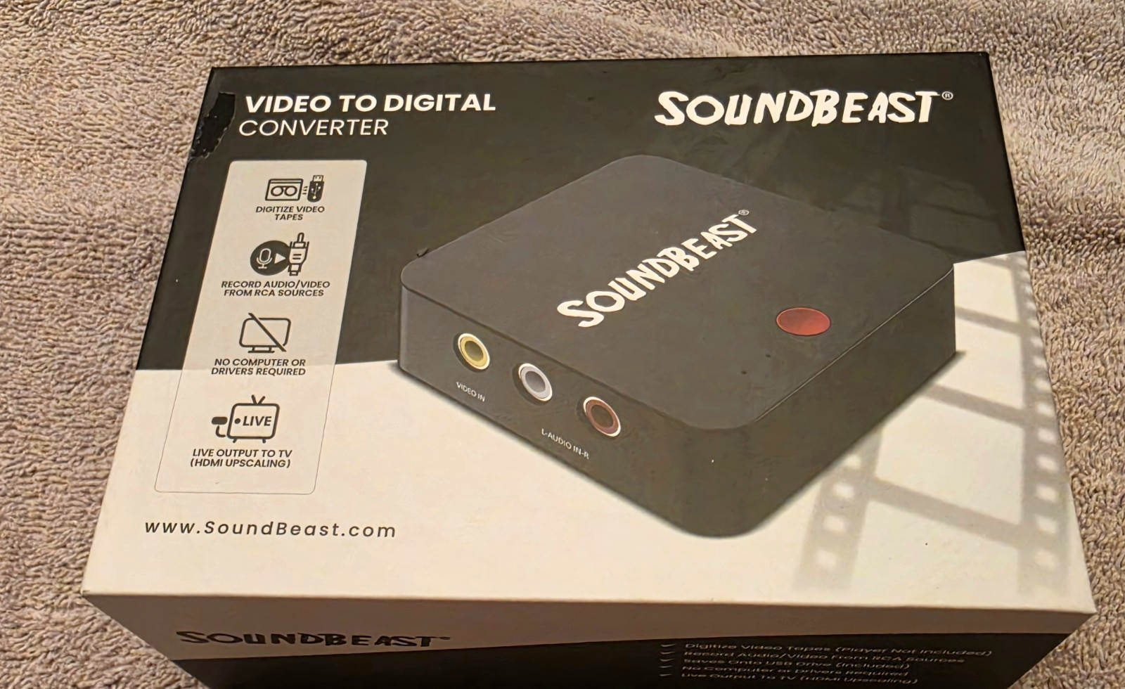 Video to Digital Converter -Record Video & Audio from VCR, VHS Tapes, AV, & more