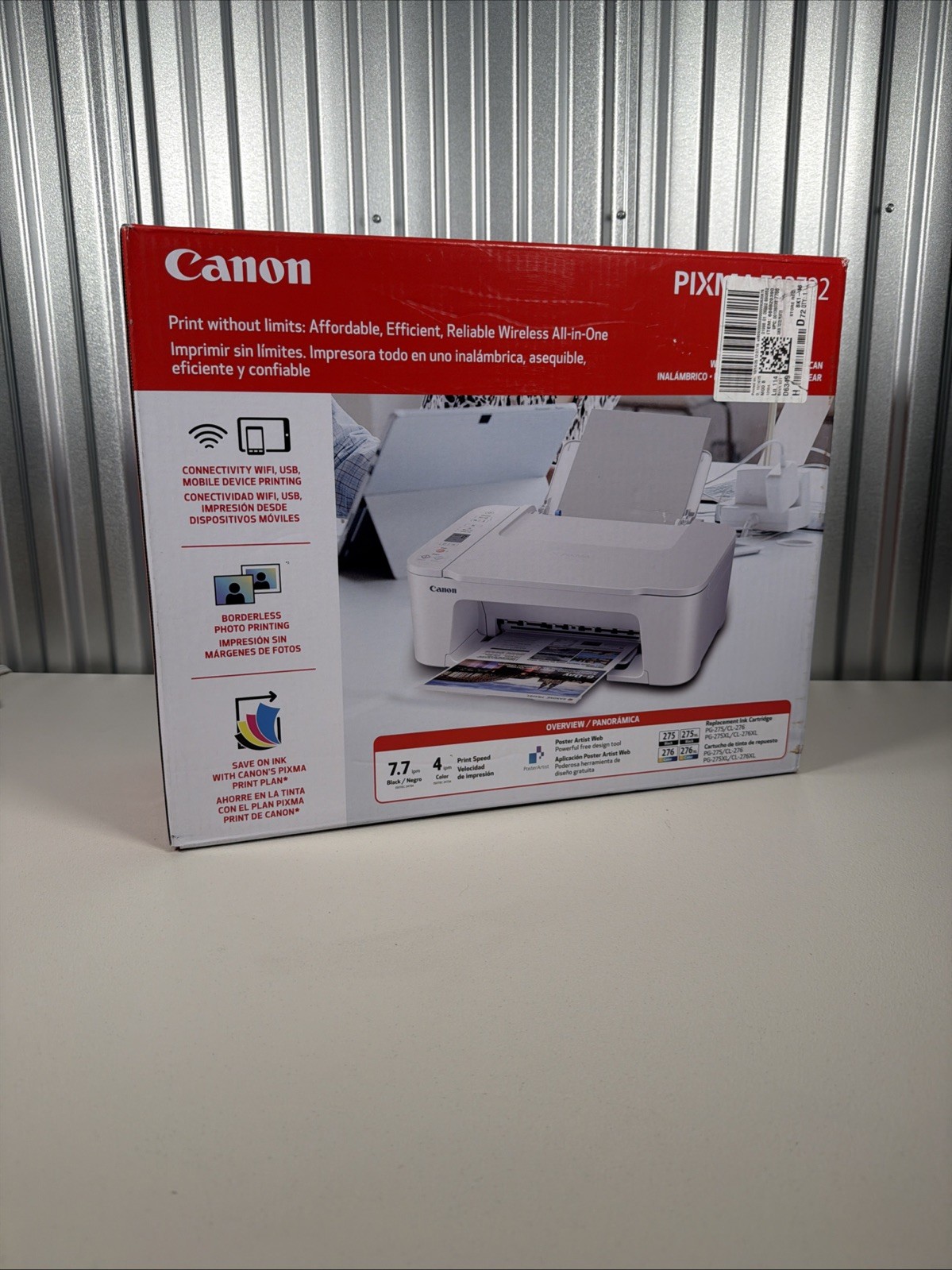 NEW Canon PIXMA TS3722 Wireless All-in-One Printer – Home & Office Printing