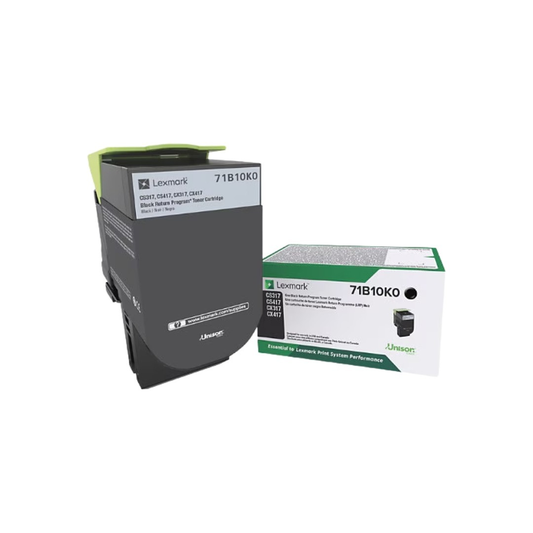 Lexmark CS/CX317 417 517 Toner Cartridge 3K Pages Black Unison New Return Progra