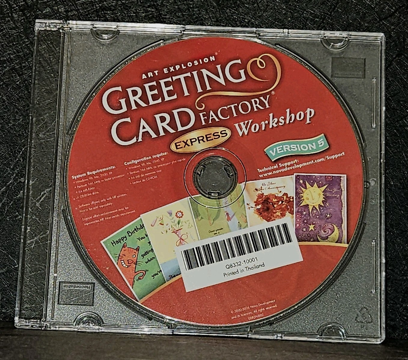 Art Explosion Greeting Card Factory Express Workshop Version 5 **Disc Only**
