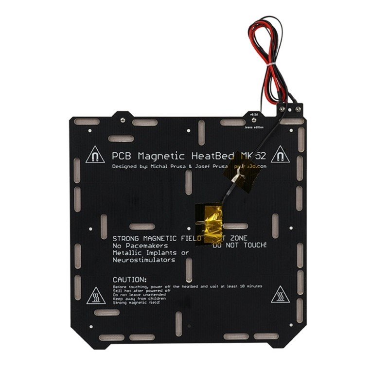 Aluminum 24V Heated Bed Hotbed Upgraded with Hotbed Wire Cable Line 245x255mm