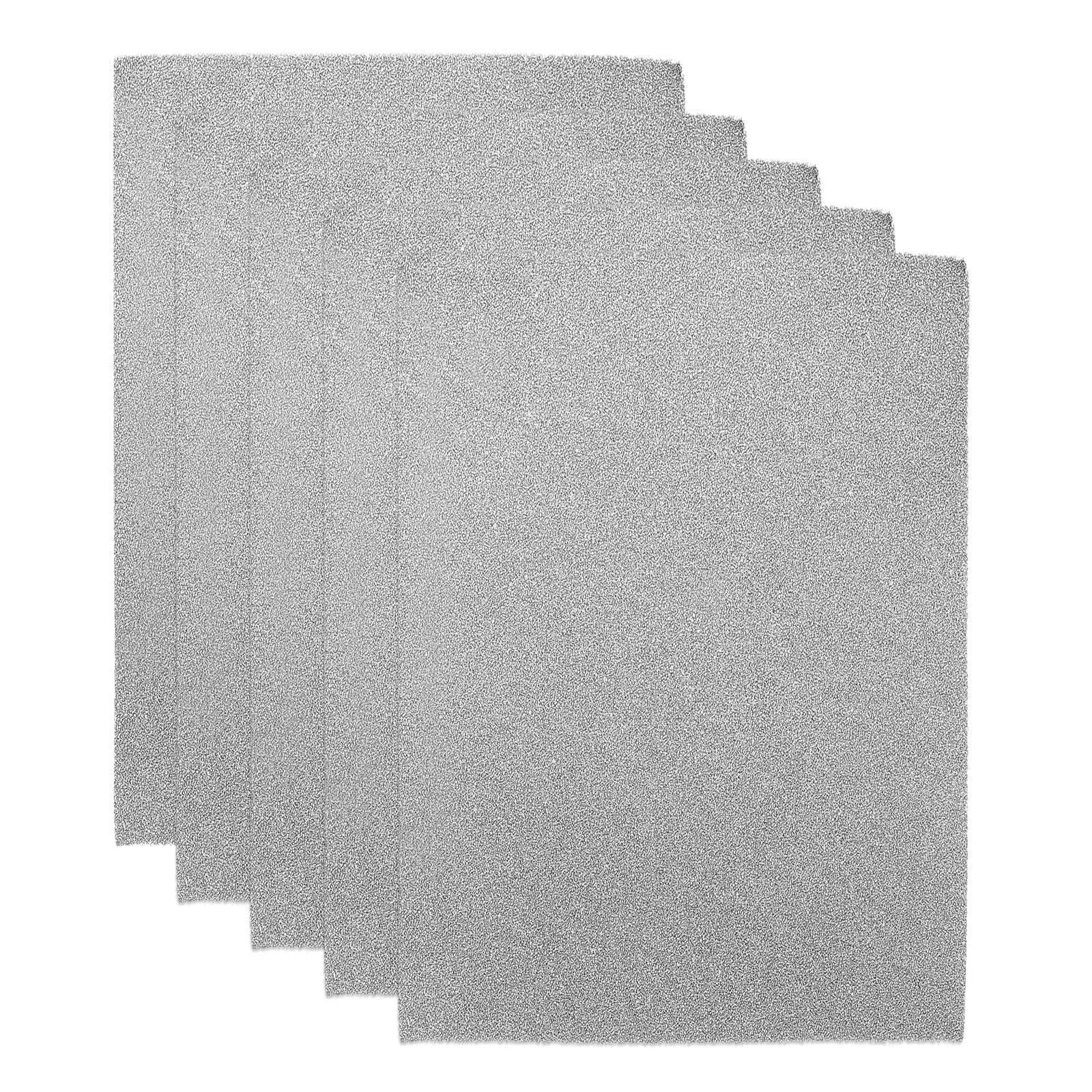 5pcs 12" x 8" x 0.12" Filter Foam Sponges Fan Replacement Filters, Black