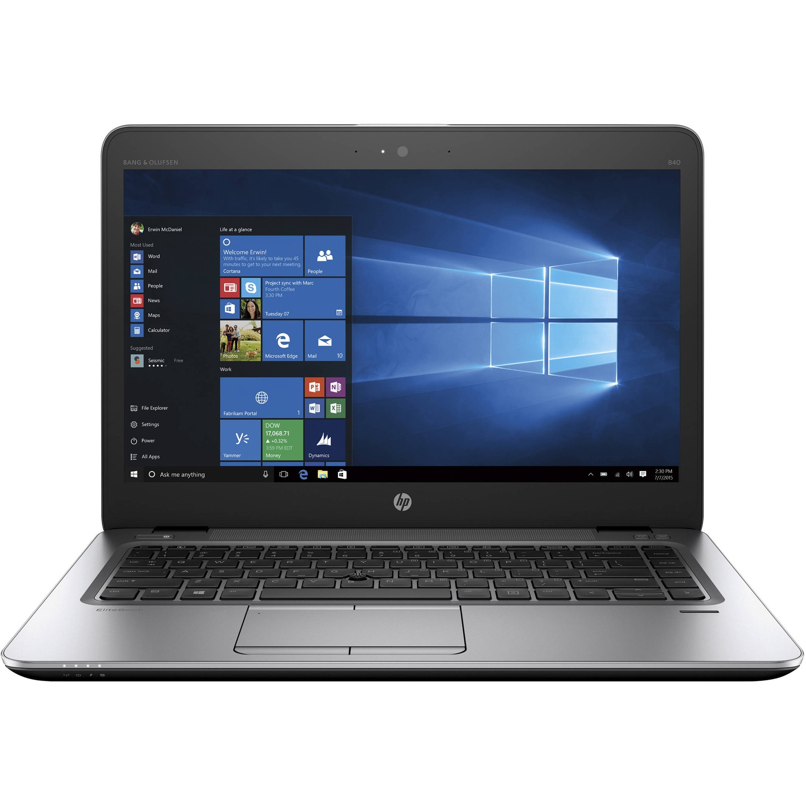 HP Elitebook 840 G3 14" Laptop Intel Core i5-6300U 16GB Ram 180GB SSD No OS
