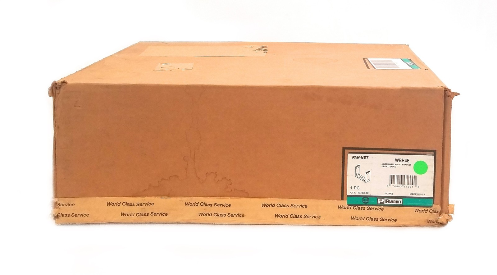 NEW Panduit WBH4E Hinged Wall Mount Bracket 4U Extended Networking Rack