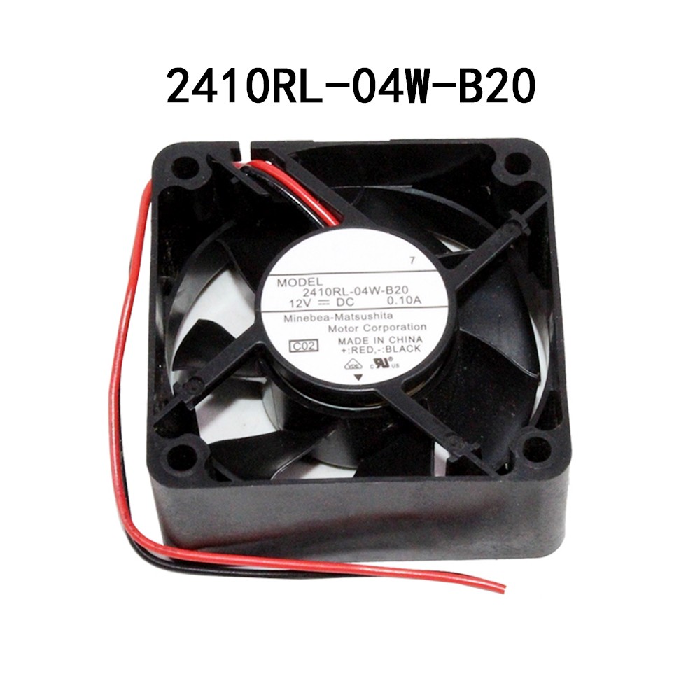 New sealed Axial Fan 60x60x25mm 2410RL-04W-B20 12VDC 0.10A NMB Silent radiator