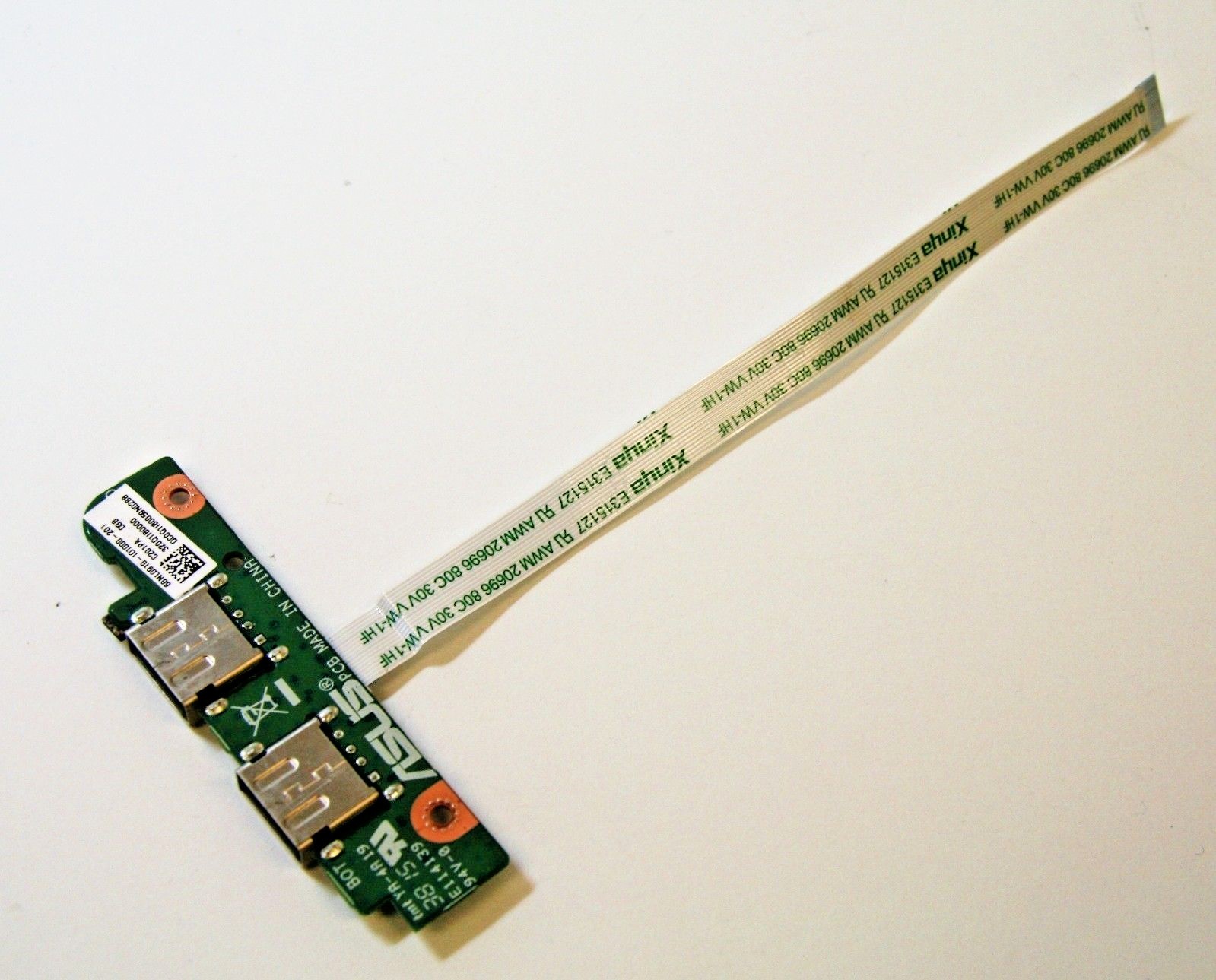 Asus Chromebook C201PA DS01 DS02 USB Board + Cable 60NL0910-IO1000-201 / 17