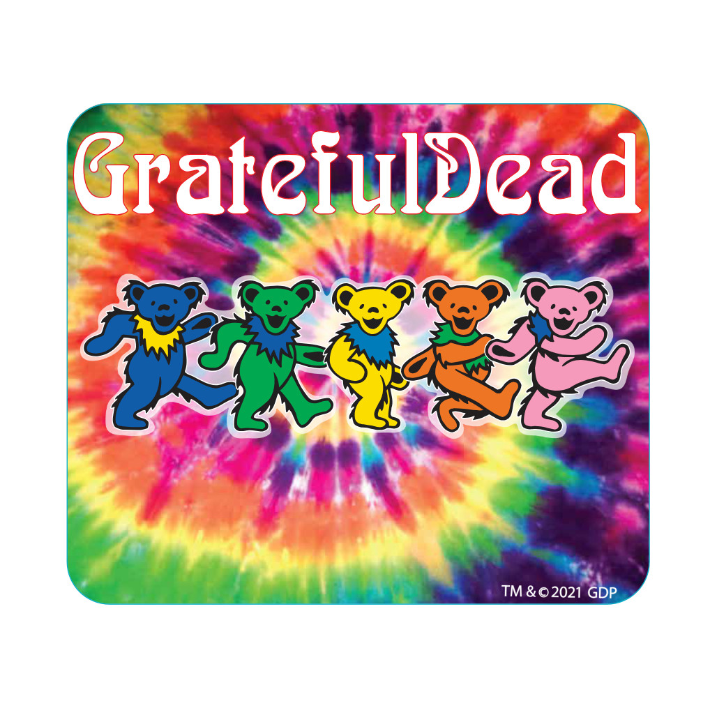 Grateful Dead Mouse Pads 8.5" x 7.25" Dancing Bears or 7.25" Steal Your Face