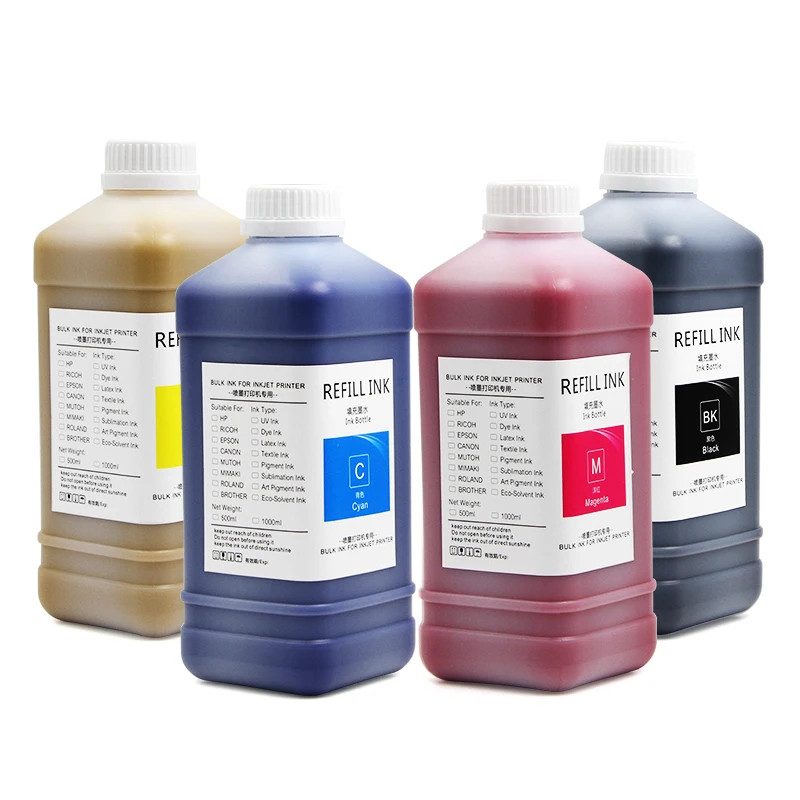 1000ML/Bottle 4 Colors Oil Based Eco Solvent Ink for Roland RF 640 Printer
