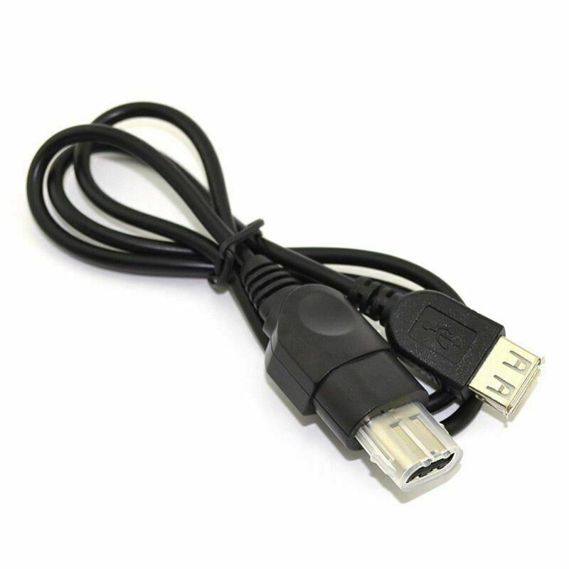 Xbox to  Controller to Female USB Adapter Converter Cable Cord Black 70cm
