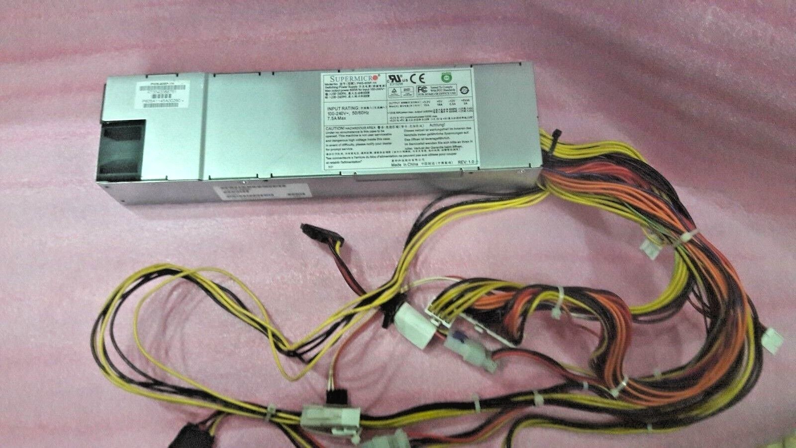 Supermicro PWS-605P-1H 600W Non-Hot-Swap PSU Power Supply - B3607