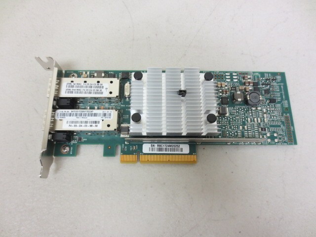 IBM NetXtreme Dual Port 10Gb SFP Network Adapter 94Y5182 Low Profile