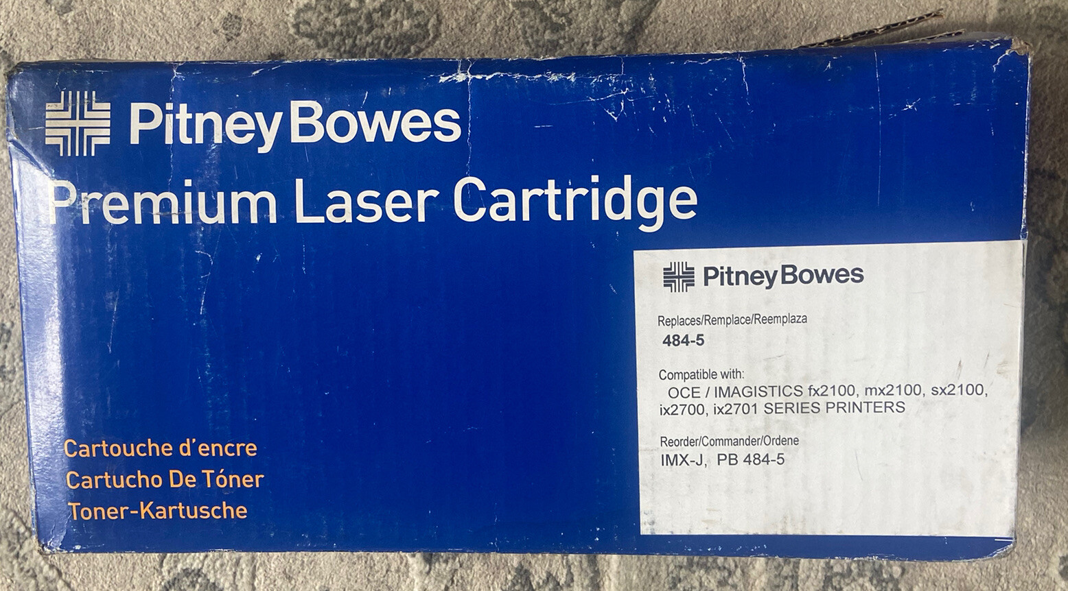 Genuine OEM Pitney Bowes 484-5 Premium Laser Cartridge Ships Fast