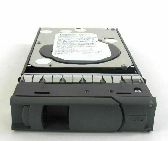 LOT OF 4 , `HGST NETAPP 108-00315+B0 4TB NL SAS 7.2K 3.5" Hard Drive w/Caddy