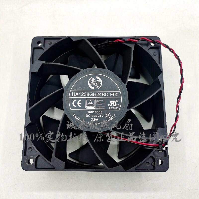 1PCS  ONG HUA HA1238GH24BD-F00 DC24V 2.9A 12038 Fan for Inverter Welding Machine