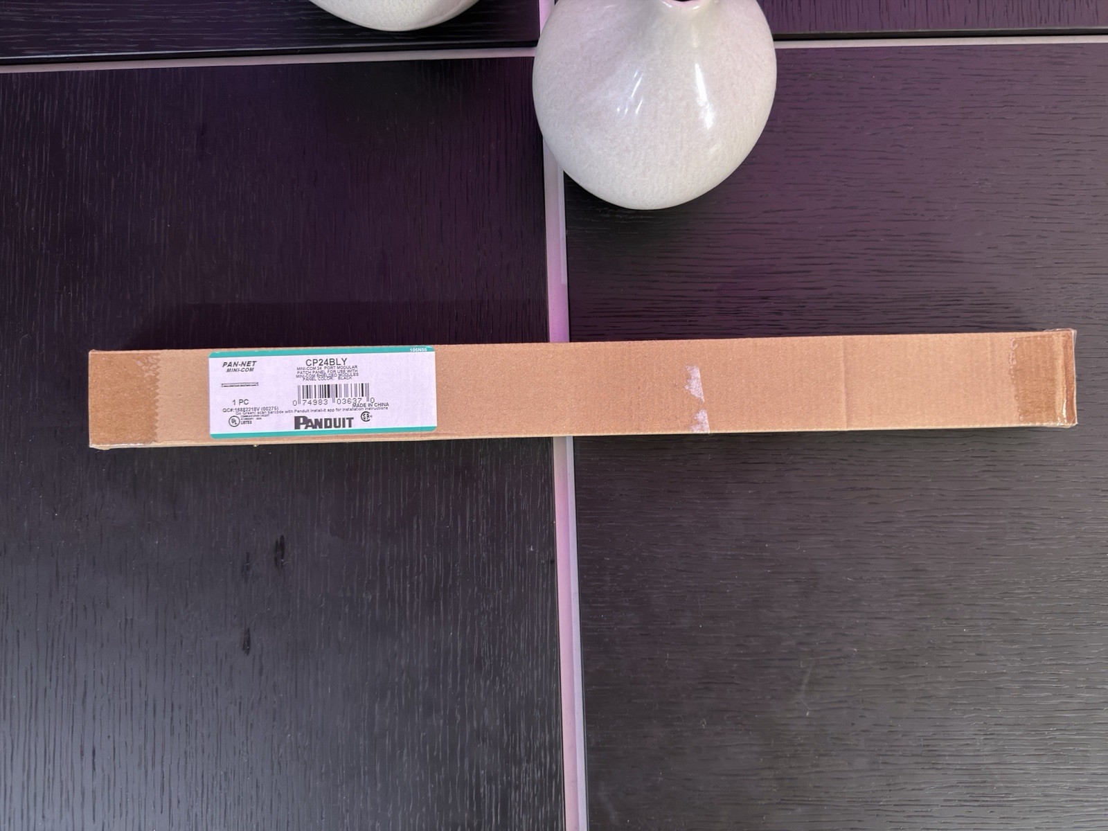 Panduit CP24BL 24-Port Modular Patch Panel CP24BLY