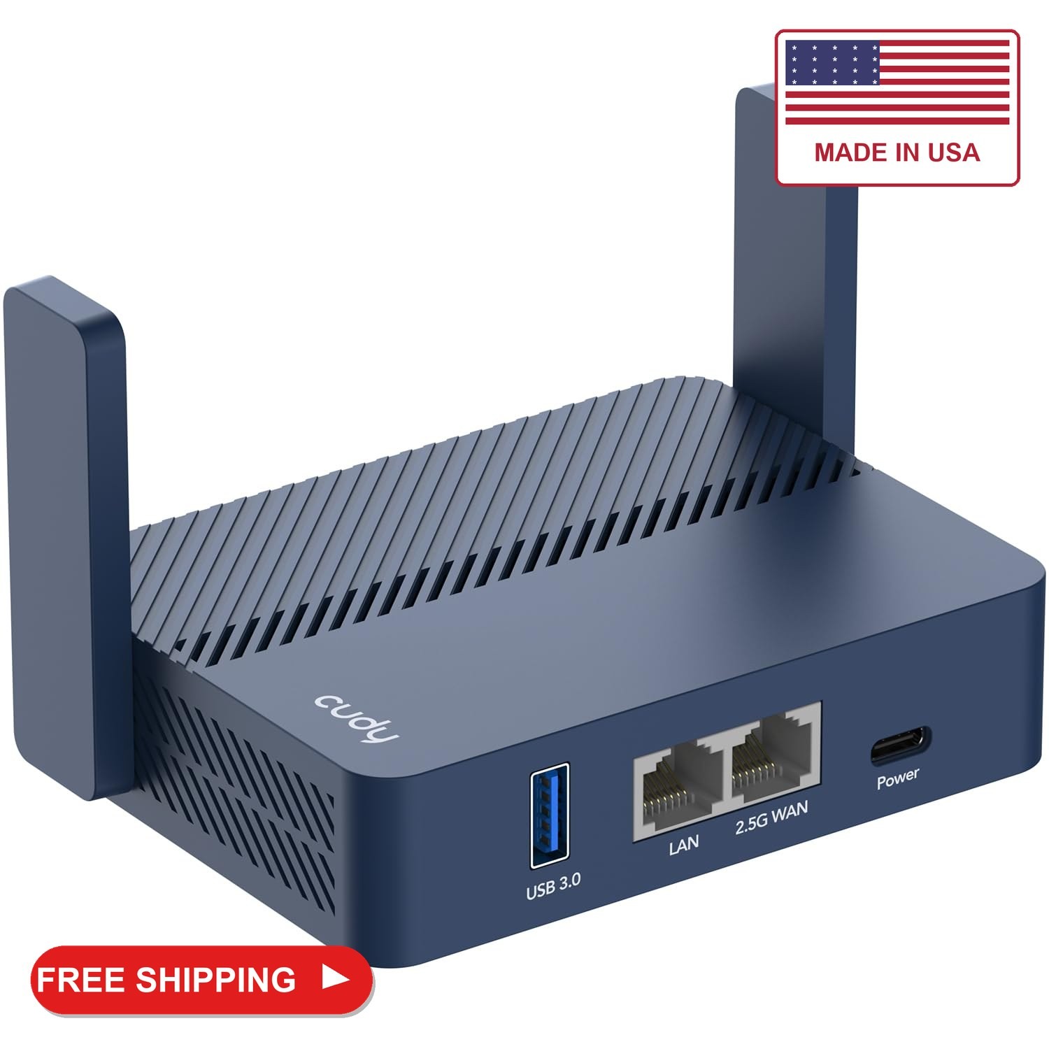 Cudy AX3000 Pocket-Sized Wi-Fi 6 Travel Router, 6-in-1 Modes, VPN, TR3000