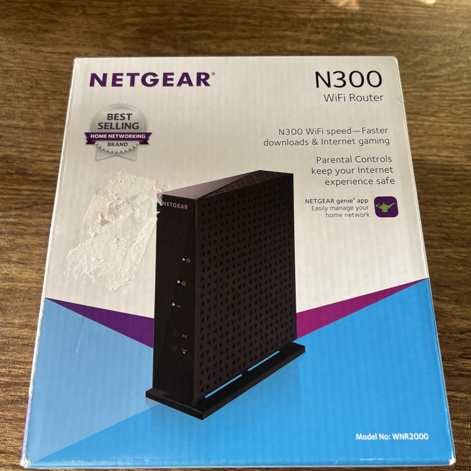 Netgear N600 300 Mbps 4-Port Gigabit Wireless N Router WNR2000-100NAS