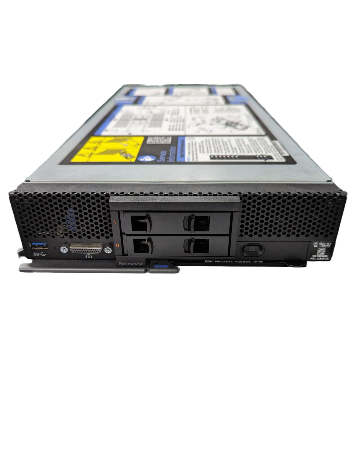 IBM 9532-AC1 FLEX X240, 128GB RAM, 2 X E5-2680 2.5GHZ V3 M5 BLADE- 2 X 1TB HDD