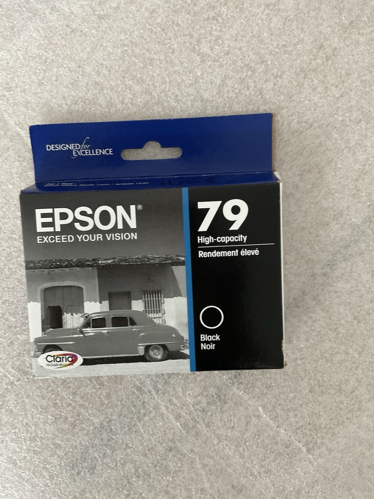 New Genuine Epson 79 Black Ink Cartridge T079120  Exp 08/20