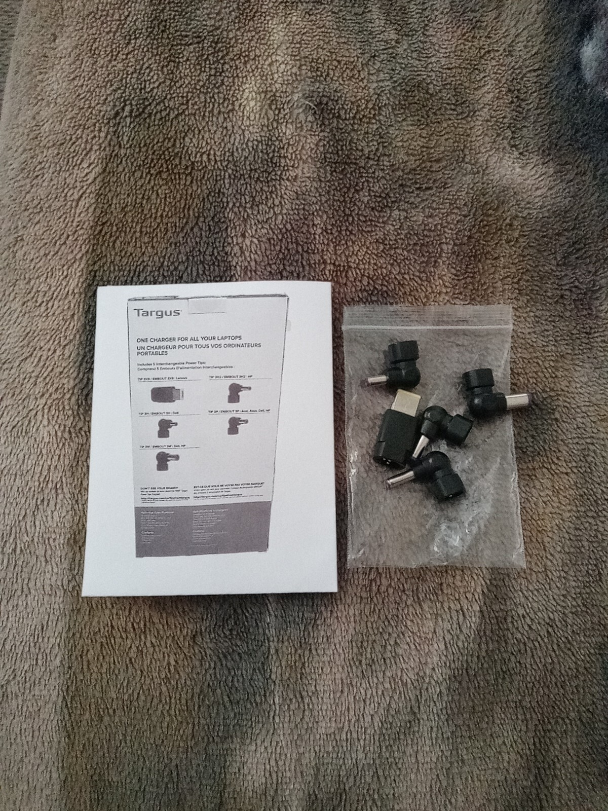 Targus Lot Of 3pin Power Tip Black Only The Power Tip As Seen In Picture 
