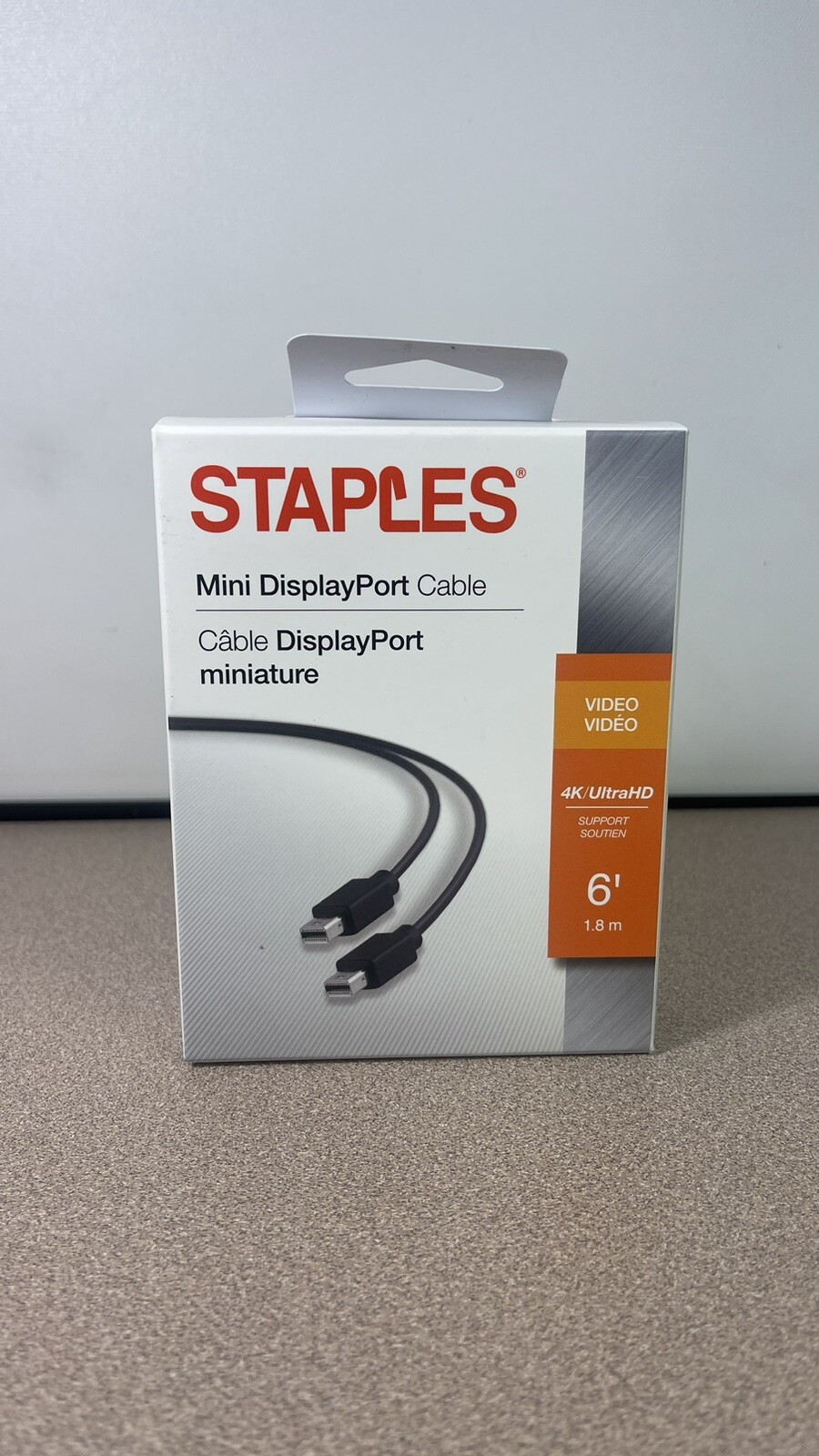 New Mini DisplayPort Cable, Male to Male 6’  4K/UltraHD “Mini DP to Mini DP” MDP