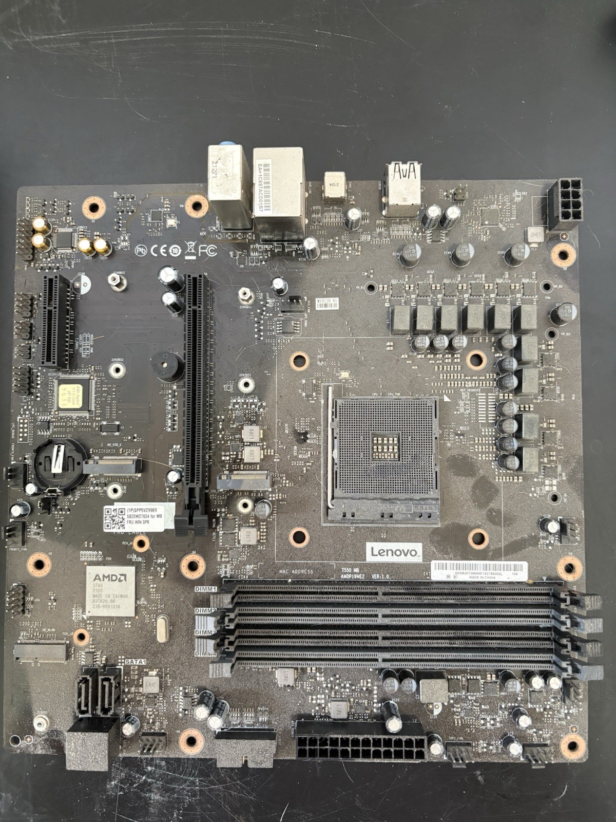 Lenovo Legion T5 26AMR5 Motherboard B550 AM4 5B20W27654 SPP0V29989 Untested