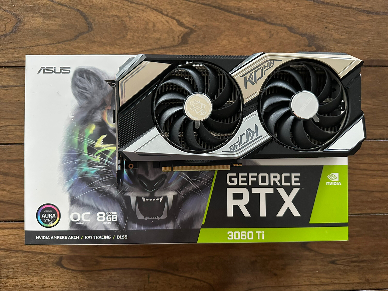 ASUS KO NVIDIA GeForce RTX 3060 Ti OC Edition 8GB LHR GDDR6 with Box
