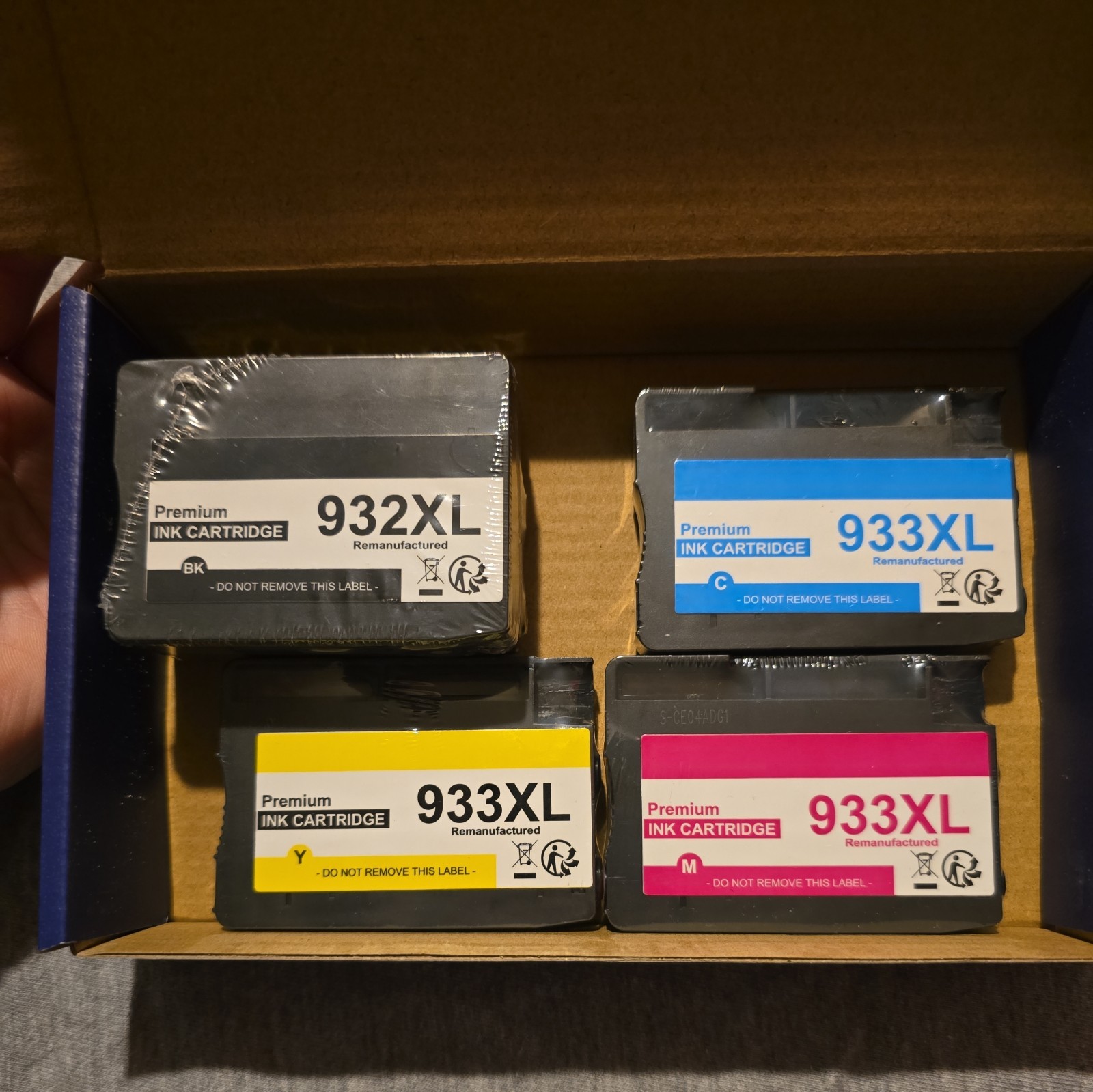 4PK 932XL 933XL Ink Cartridge for HP Officejet 6100 6700 6600 7610 7100 Printer