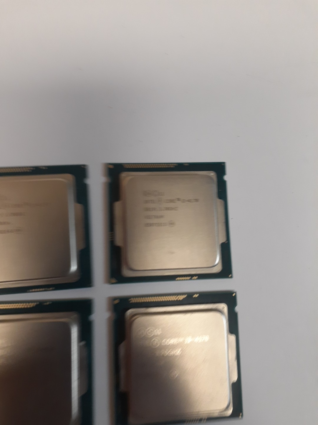 Lot of 4 Intel SR1PL Core i3-4170 4TH Gen 3.7GHZ CPU Processor